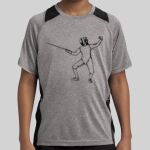 Youth Heather Colorblock Contender ™ Tee Thumbnail