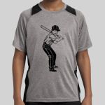 Youth Heather Colorblock Contender ™ Tee Thumbnail