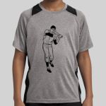 Youth Heather Colorblock Contender ™ Tee Thumbnail