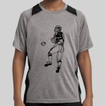 Youth Heather Colorblock Contender ™ Tee Thumbnail