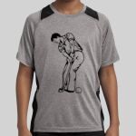 Youth Heather Colorblock Contender ™ Tee Thumbnail