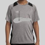 Youth Heather Colorblock Contender ™ Tee Thumbnail