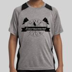 Youth Heather Colorblock Contender ™ Tee Thumbnail