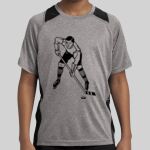 Youth Heather Colorblock Contender ™ Tee Thumbnail