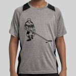 Youth Heather Colorblock Contender ™ Tee Thumbnail