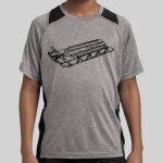 Youth Heather Colorblock Contender ™ Tee Thumbnail