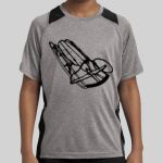 Youth Heather Colorblock Contender ™ Tee Thumbnail