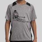 Youth Heather Colorblock Contender ™ Tee Thumbnail