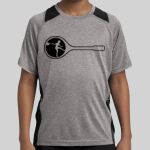 Youth Heather Colorblock Contender ™ Tee Thumbnail