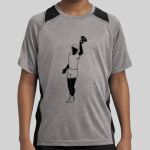 Youth Heather Colorblock Contender ™ Tee Thumbnail