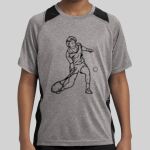 Youth Heather Colorblock Contender ™ Tee Thumbnail