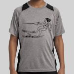 Youth Heather Colorblock Contender ™ Tee Thumbnail