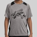 Youth Heather Colorblock Contender ™ Tee Thumbnail