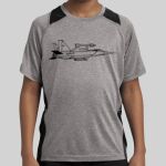 Youth Heather Colorblock Contender ™ Tee Thumbnail