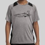 Youth Heather Colorblock Contender ™ Tee Thumbnail