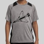 Youth Heather Colorblock Contender ™ Tee Thumbnail