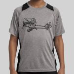 Youth Heather Colorblock Contender ™ Tee Thumbnail