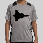 Youth Heather Colorblock Contender ™ Tee Thumbnail