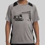 Youth Heather Colorblock Contender ™ Tee Thumbnail