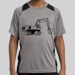 Youth Heather Colorblock Contender ™ Tee Thumbnail