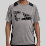Youth Heather Colorblock Contender ™ Tee Thumbnail