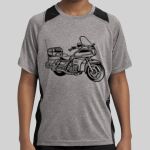 Youth Heather Colorblock Contender ™ Tee Thumbnail