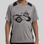 Youth Heather Colorblock Contender ™ Tee Thumbnail