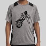 Youth Heather Colorblock Contender ™ Tee Thumbnail