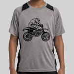 Youth Heather Colorblock Contender ™ Tee Thumbnail