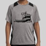 Youth Heather Colorblock Contender ™ Tee Thumbnail