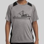 Youth Heather Colorblock Contender ™ Tee Thumbnail