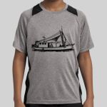 Youth Heather Colorblock Contender ™ Tee Thumbnail