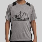 Youth Heather Colorblock Contender ™ Tee Thumbnail