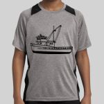 Youth Heather Colorblock Contender ™ Tee Thumbnail