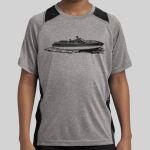 Youth Heather Colorblock Contender ™ Tee Thumbnail