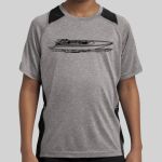 Youth Heather Colorblock Contender ™ Tee Thumbnail