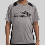 Youth Heather Colorblock Contender ™ Tee Thumbnail