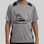 Youth Heather Colorblock Contender ™ Tee Thumbnail