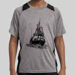 Youth Heather Colorblock Contender ™ Tee Thumbnail