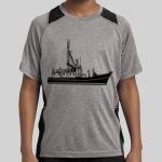 Youth Heather Colorblock Contender ™ Tee Thumbnail