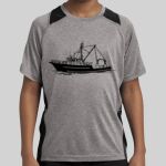 Youth Heather Colorblock Contender ™ Tee Thumbnail