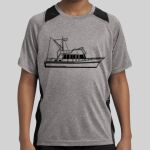 Youth Heather Colorblock Contender ™ Tee Thumbnail