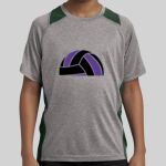 Youth Heather Colorblock Contender ™ Tee Thumbnail