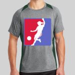 Heather Colorblock Contender ™ Tee Thumbnail