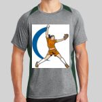 Heather Colorblock Contender ™ Tee Thumbnail