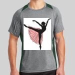 Heather Colorblock Contender ™ Tee Thumbnail