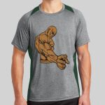 Heather Colorblock Contender ™ Tee Thumbnail