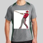 Heather Colorblock Contender ™ Tee Thumbnail