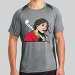 Heather Colorblock Contender ™ Tee Thumbnail