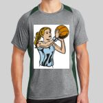 Heather Colorblock Contender ™ Tee Thumbnail